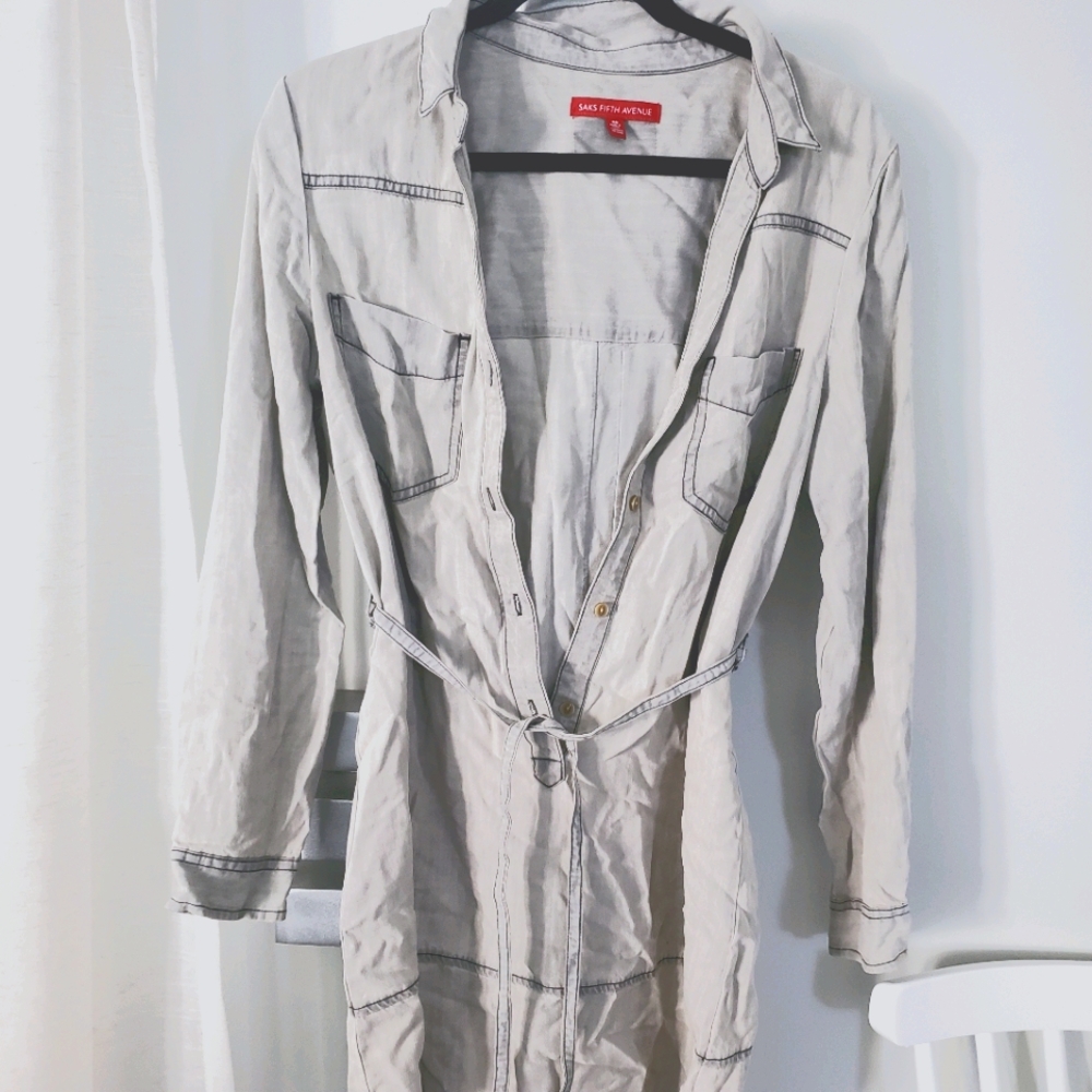 Saks Fifth Avenue Denim Dress